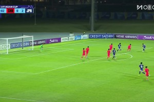 U17亚洲杯决赛：中国连追两球2-3日本，赵松源造点+点射，万项单刀破门