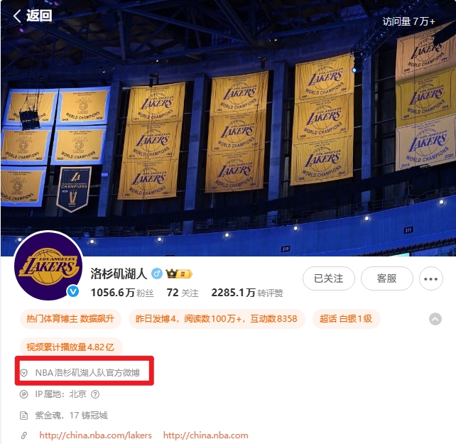 湖人官博晒队史最佳二人组 OK组合与东契奇里夫斯入选 詹眉落选